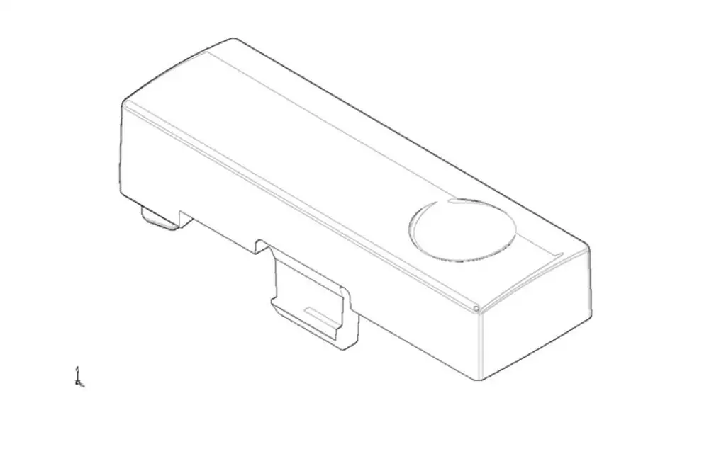 DORNBRACHT Thermostat Sicherheitsknopf ERSATZTEILE 90213301000 29 x 9,5 x 9,3 mm schwarz, 90213301000-13 Galeriebild 1
